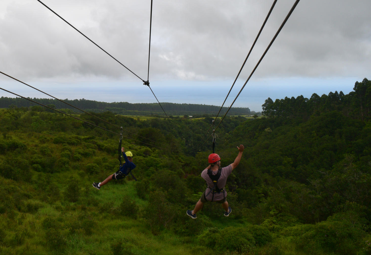 Aside from teaching, Olivares enjoys spending time with his family. He went to Hawaii last summer where he ziplined with his daughter.