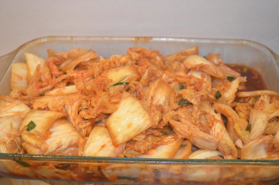 Many families prepare kimchi, a traditional Korean dish, during fall.