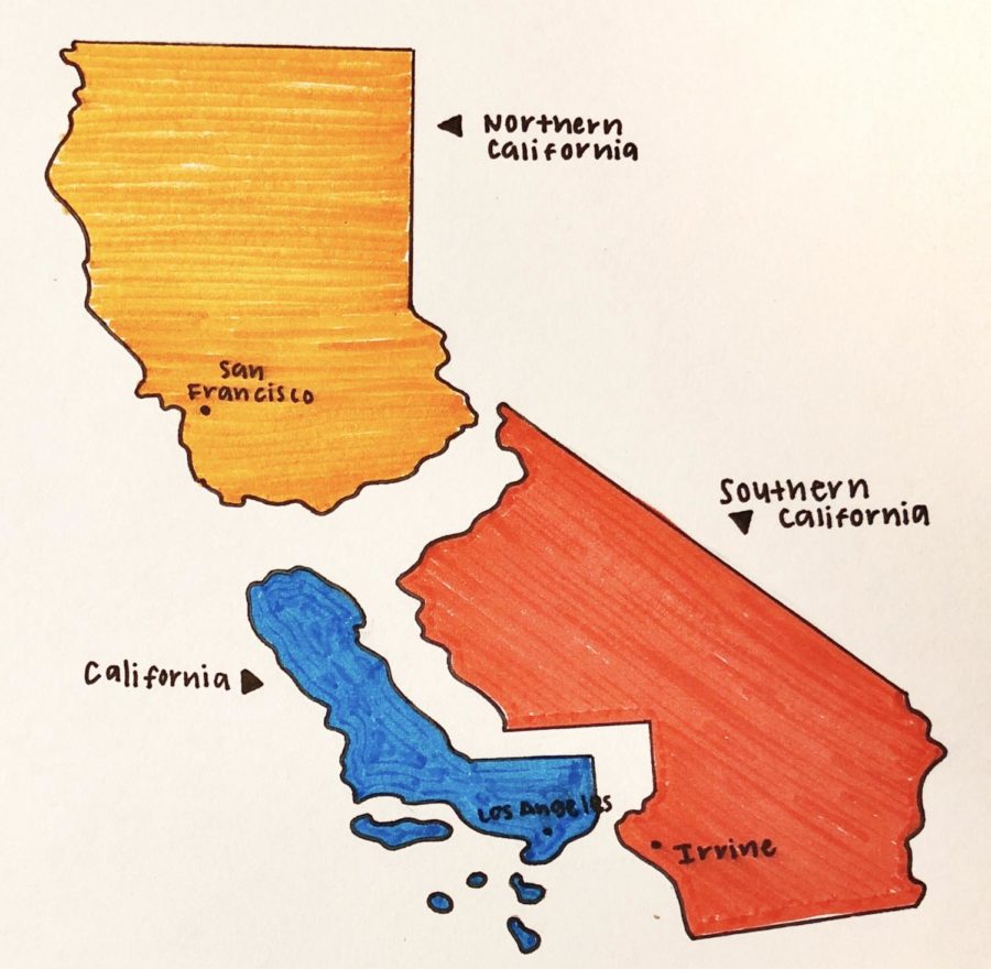 A+proposed+map+for+the+possible+51st+and+52nd+states+to+join+the+nation+makes+Orange+County+a+part+of+Southern+California.
