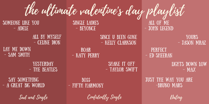 Valentines Day Playlist: Give your Heart a Musical Beat
