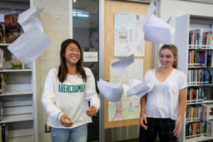 Sophomores Kate Hiyashi and Jordan Amlen are directors of Classline this year, which Hayashi began spring 2018. Since then, the team has created dozens of study guides and articles.