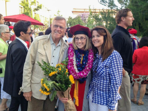 Beginning the next stage in her life, Murphy graduates law school and is congratulated by her family. Murphy spent three years getting her degree at Chapman Law School.