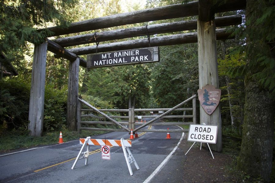 Mt. Rainier National Park in Washington was one of the numerous national parks across the country that were neglected due to lack of funding during the government shutdown.