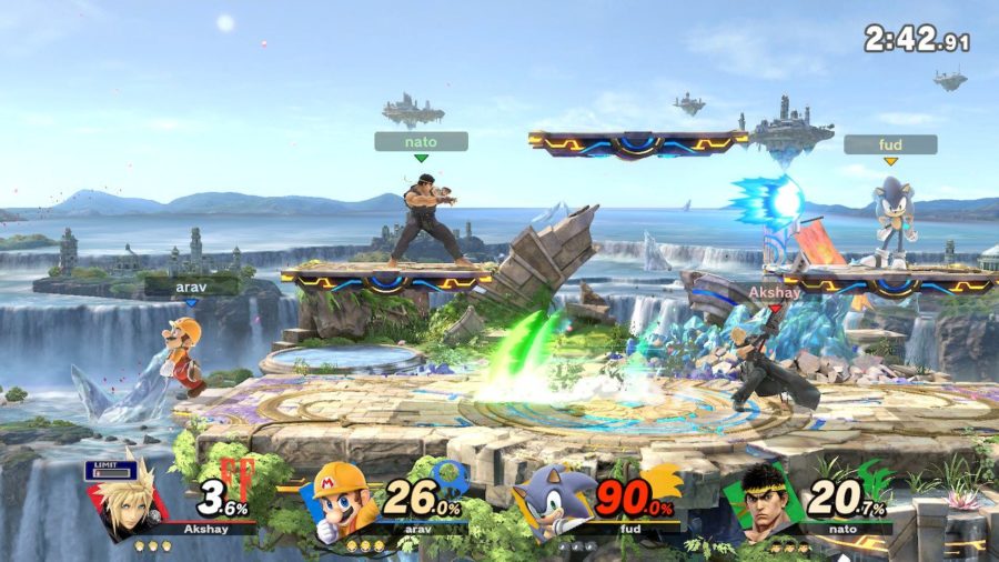 Level Up: “Super Smash Bros. Ultimate” revamps the free for all play mode with new characters options while keeping fan favorites like Mario, Sonic, Cloud and Ryu. Stages like the Battlefield arena receive a makeover with improved visuals and jaw-dropping scenic backgrounds. 