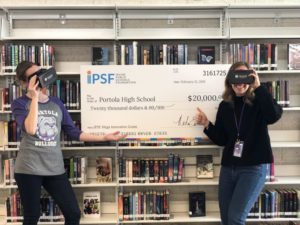 Cramer and Waldner plan on using the grant money to purchase virtual reality equipment in order to support learning in various classes.