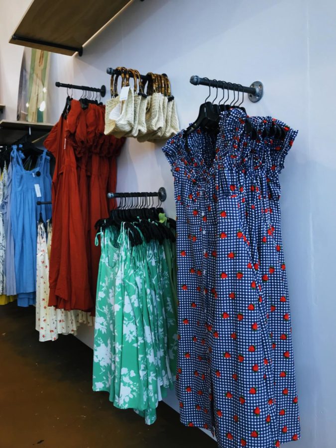 Sundresses are simple and easy to wear for any special occasion. Urban Outfitters currently has options for $60, while Forever 21 has a large variety for only $12. Sundresses can be worn casually with a pair of Vans or with a pair of heels for a special occasion. 