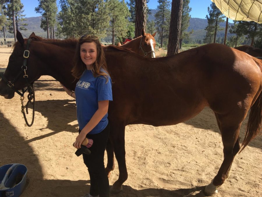 Gilliland tends to the horses at Camp Ronald Mcdonald for Good Times, where she initially volunteered with her cousin in 2016 and was recently hired in 2018. 
