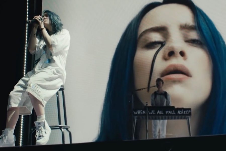 Billie Eilish and Finneas O’Connell perform “when the party’s over” at Coachella, the first time this album was performed live for a crowd. 