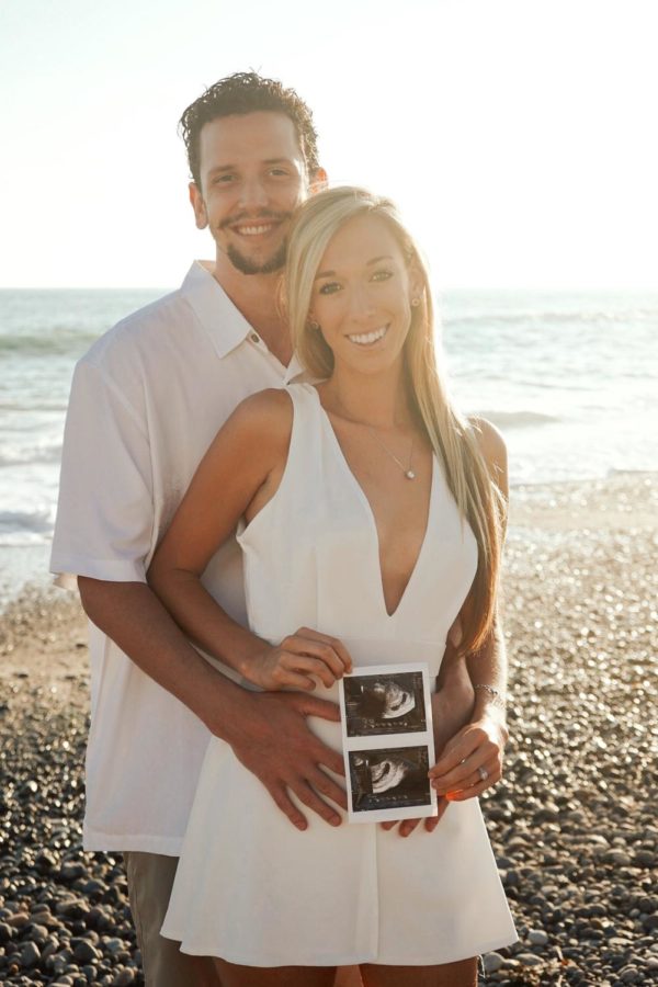 Chemistry teacher, girls’ soccer coach and soon-to-be mother Jeralyn Newton announced her pregnancy in a beautiful beachside photoshoot with her husband this summer.