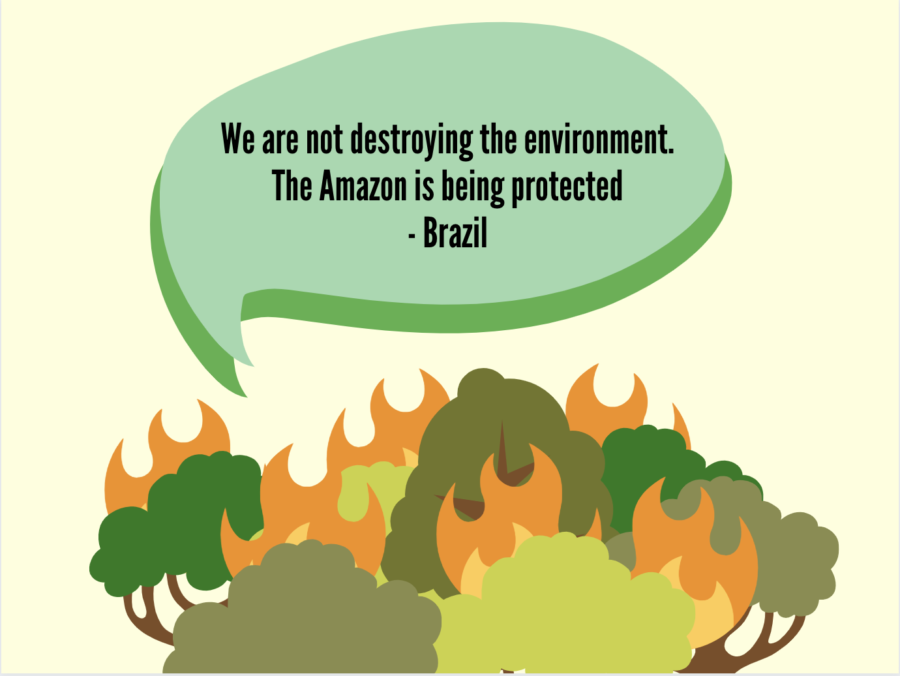Although+the+causes+of+the+Amazon+rainforest+fire+can+be+attributed+to+a+combination+of+factors%2C+the+election+of+Jair+Bolsonaro+represents+a+turning+point+for+Brazil%E2%80%99s+stance+on+the+environment.+In+fact%2C+the+government+continuously+downplayed+the+crisis+and+even+went+so+far+as+to+deny+its+existence+in+a+Sept.+11+speech+at+the+Heritage+Foundation.