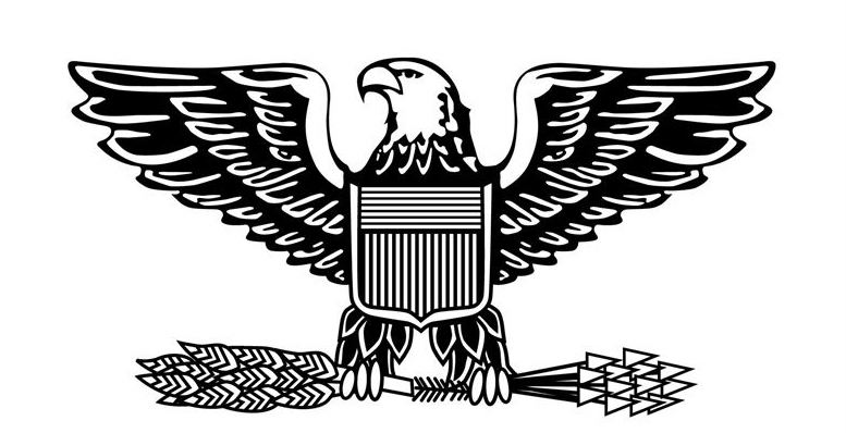 The Air Force rank insignia for the most senior field-grade officer, colonel, is a silver eagle with an olive branch and and arrows in its talon. The eagles head turns toward the olive branch to symbolize the importance of peace before war according to Britannica.
