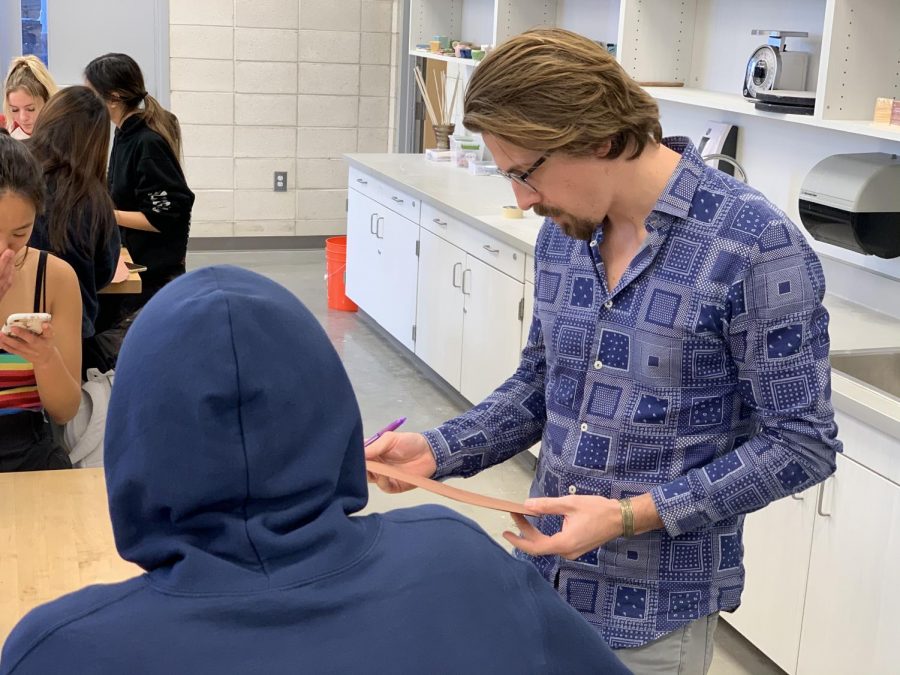 Donavan Miller practices his passion daily, teaching ceramics and studio art classes. Miller took these classes in high school and hopes to inspire his students the same way he was, Miller said.