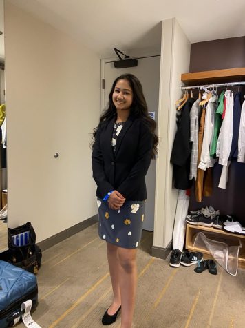 Goyal attended a DECA (Distributive Education Clubs of America) state conference, and competed in tests for “Startup Business Plan” and “Intro to Finance” to experience the competitive and timely manner of the business world.