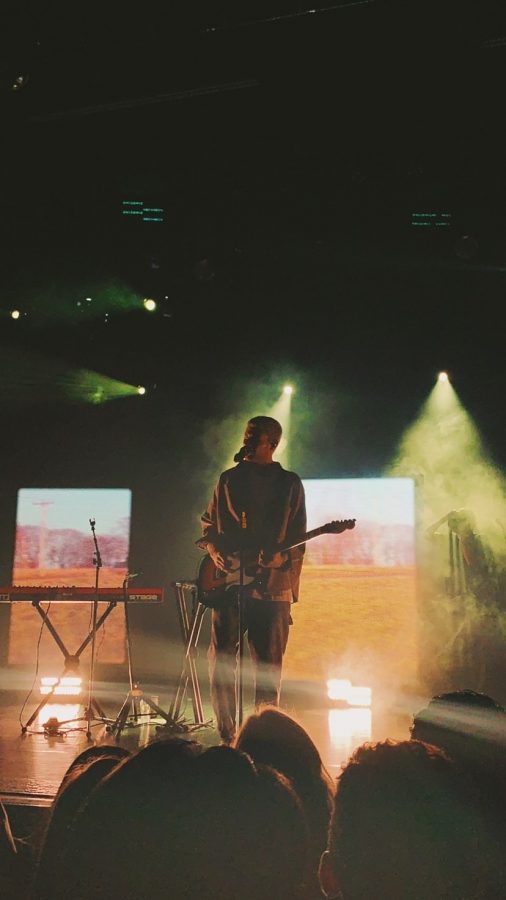 Zucker, depicted here performing at the El Rey Theater in Los Angeles on Nov. 19, has gained a strong localized fandom in Irvine. Jennifer Frey, a senior from Northwood High School, is amongst many high schoolers who have found a particular affinity to the artist and his style of music.