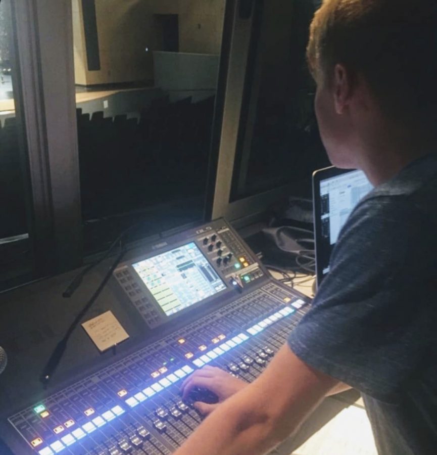 As a member of technical theater, Blank worked mainly on sound in his sophomore year before transitioning into lighting work this year. Much of Blank’s work involves more than just making sure the audience can see the stage, but also enhancing the mood and atmosphere of the performance.
