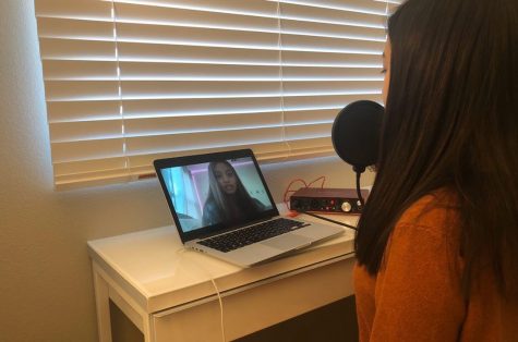  Junior Rachel Abalos interviews junior Sofia Fidel about her thoughts on seeing people going out despite the stay-at-home orders. Throughout the podcast, she answered questions focusing on her daily emotions with both of her parents returning home after diligently working at a local hospital.  

