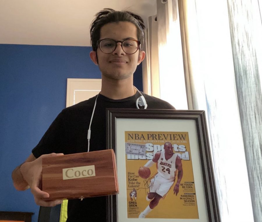 Senior Rishav Sen rescued two of his most treasured possessions: his late dog’s ashes and a signed photo of Kobe Bryant. Sen remarked that as he left his house, “I brought most of the things I needed, but I almost forgot shoes.”