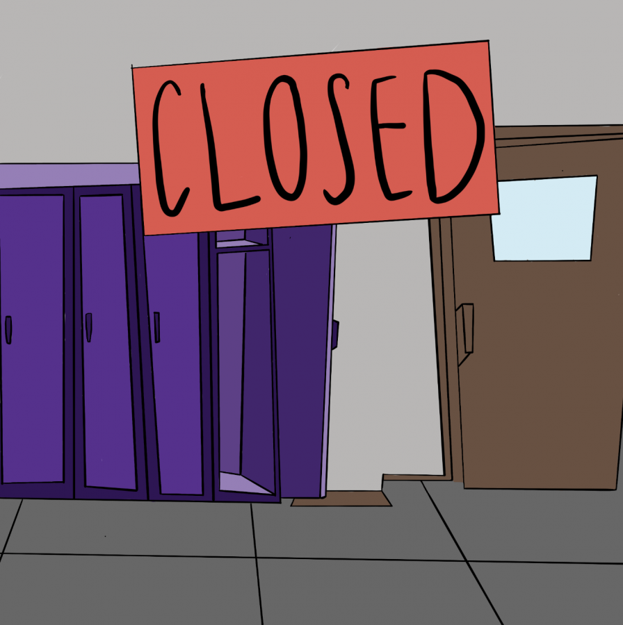 Due to Covid-19 safety guidelines, Portola locker rooms remain closed until case numbers fall. The closure has caused concerns for some students, while others do not mind.