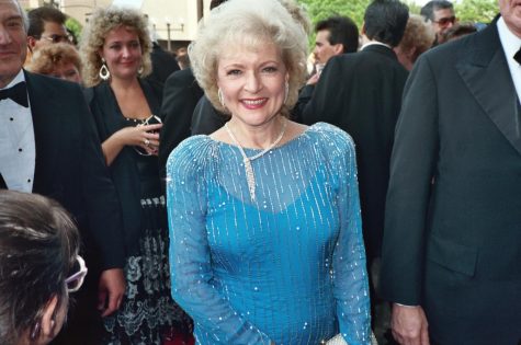 Betty White attends the red carpet ceremony at the 40th Primetime Emmy Awards in 1988. White won several Primetime Emmy awards as an actress, some of which were for “The Mary Tyler Moore Show” (1975, 1976) and “The Golden Girls” (1986).