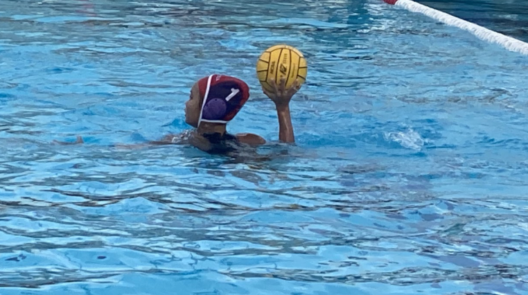 Goalie and senior Stella Jung plays a key role through the majority of the first quarter as the Bulldogs primarily stick to a defensive position. 