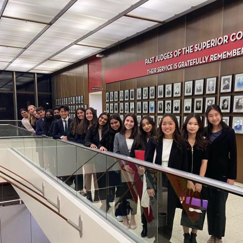 Mock trial visited Santa Anas Central Justice Center on Nov. 2, 9, 14 and 16 for the first four rounds of the competition. “With mock trial, youre going to a real courthouse. Youre talking to a real judge. Its insane,” senior Amelia Luong said.