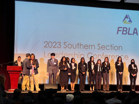 Junior SJ Janolkar won two first place awards for hospitality and tourism. Students from Virtual Enterprise and Empower Entrepreneurship classes participated in the 2023 southern section leadership conference in Valencia. 