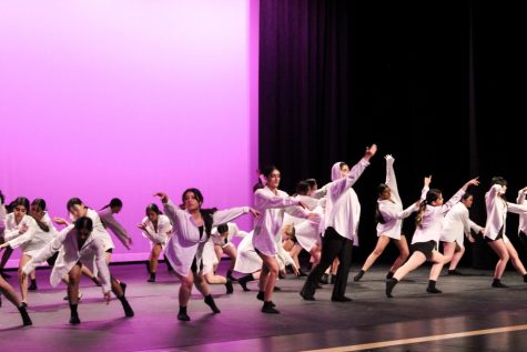 Dance 3 and 4 took to the stage to perform a graceful and delicate contemporary piece titled “Always Be the One” to the song “I’ll Always be the One Who Makes You Cry” by Eric Hutchinson. The talented group of girls captured the audience’s attention as they skillfully executed their routine.