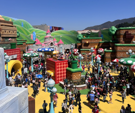 Throughout the Super Nintendo World, there are numerous animatronics including coins, Goombas and Pokeys. To ride the new attraction, visitors can enter through a virtual queue on the Universal app.