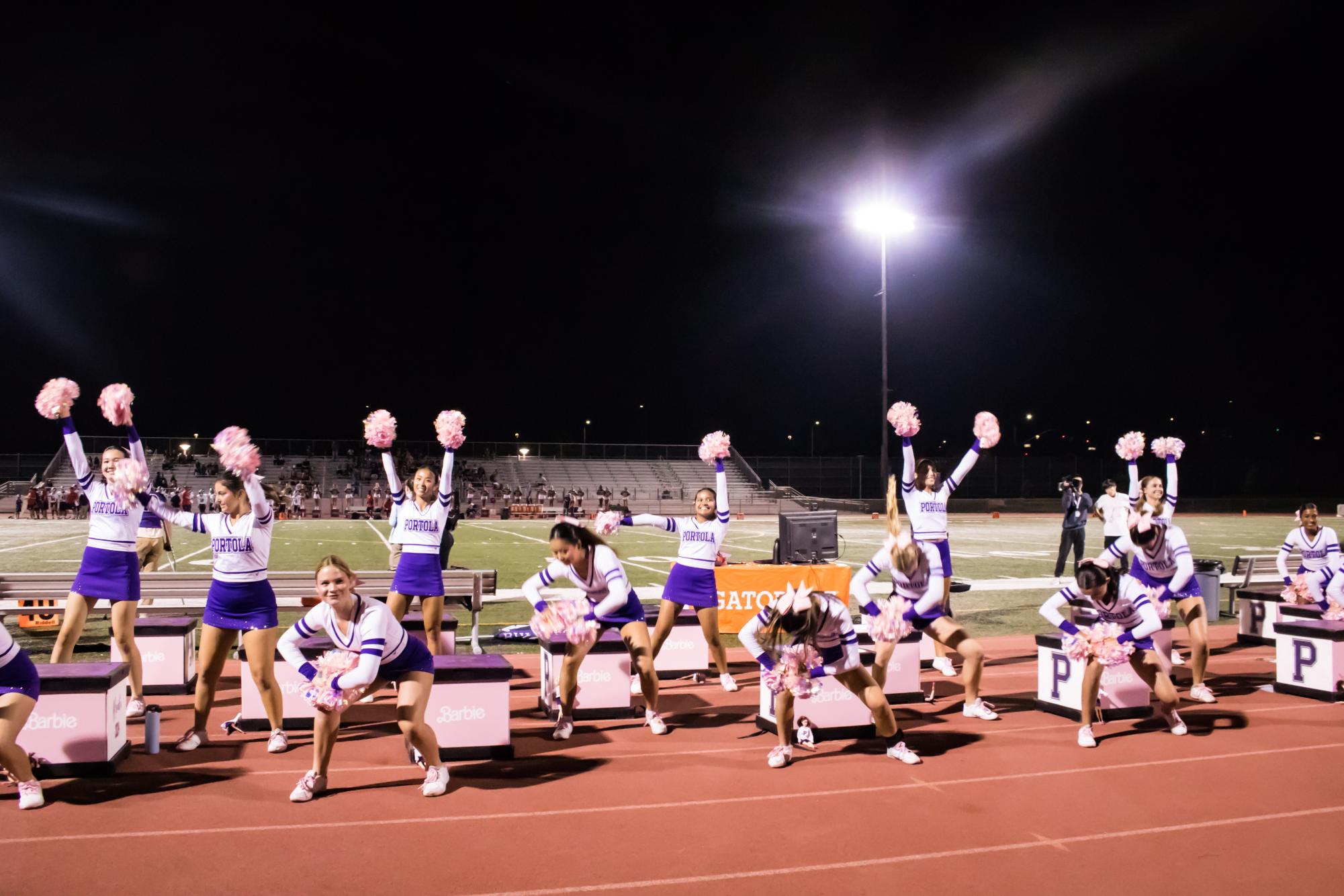 Pep Squad Adds Sparkle to Barbie-Themed Game of the Week – Portola Pilot