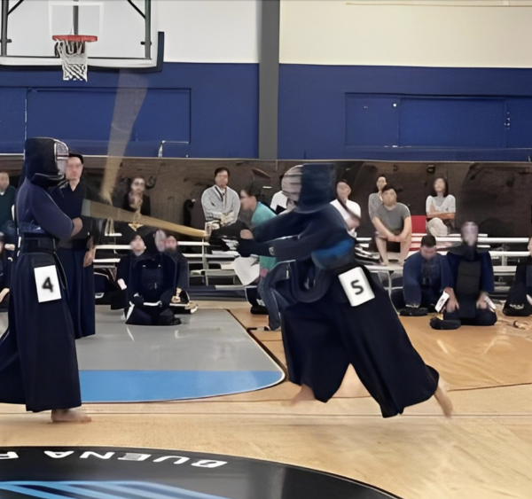 Sophomore Wonny Jang raises his shinai and strikes his opponent with precision. “My favorite part about kendo is the friendships I’ve been able to make,” Jang said. “I’ve met so many great people doing this activity and they’re definitely one of the top reasons why I keep going back to practices even when I don’t feel motivated.”