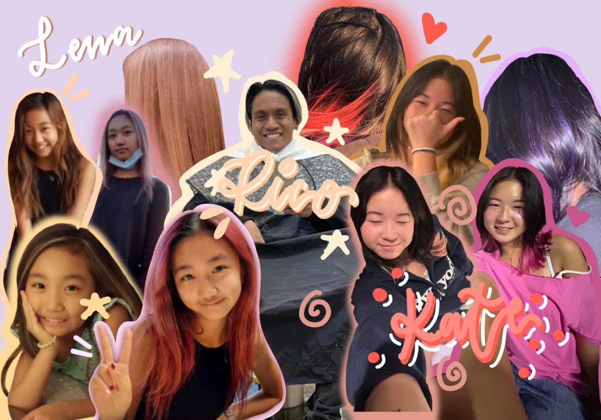 Hair has become a vessel for self-expression for many due to its versatility. “I just love my hair,” freshman Kate Song said. “Style is something that you could switch up. But my hair is kind of something that shows how I love this color, or I love this style.”