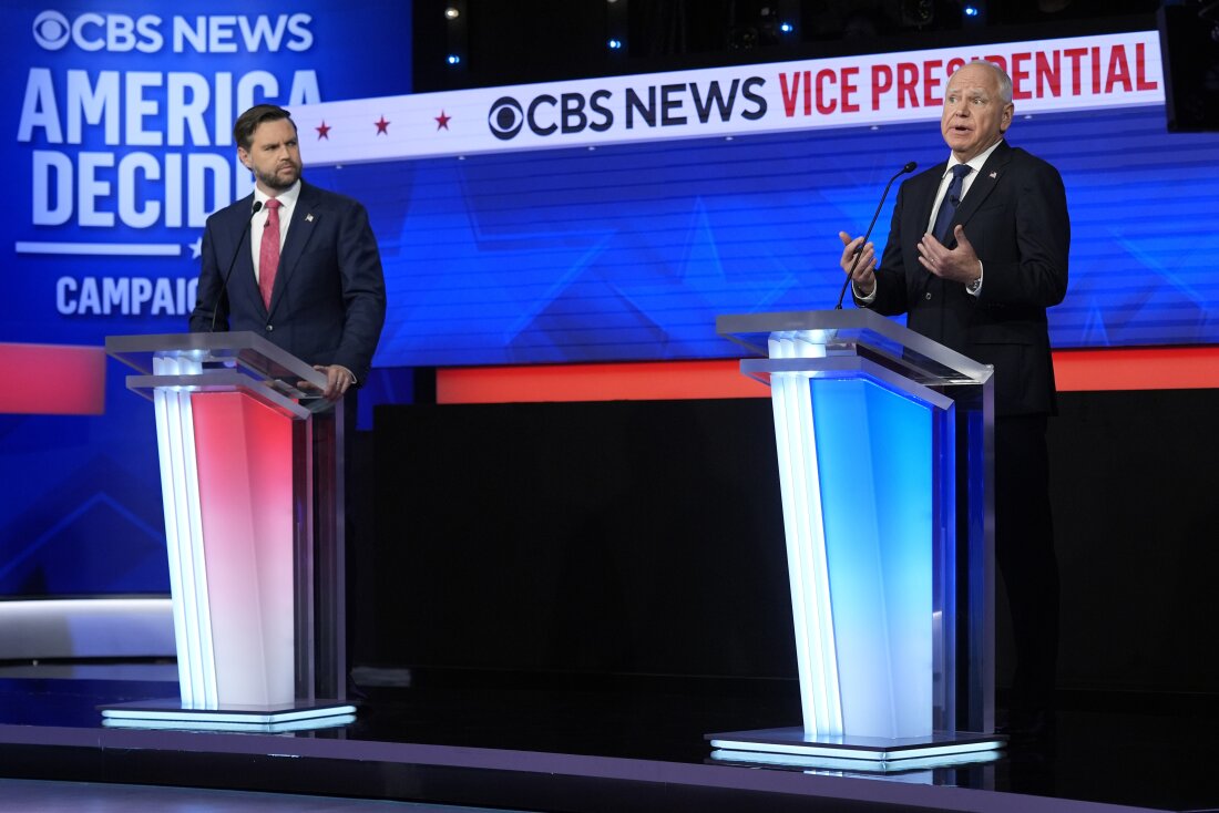 Republican Senator James David (JD) Vance of Ohio and Democratic Governor Tim Walz of Minnesota present their agendas at the Vice Presidential Debate at the CBS Broadcast Center in New York.“By comparison to the presidential debate, it was sort of elucidating more so than the presidential debate,” social studies teacher Daniel Hunter said. “There were plenty of criticisms of the presidential candidates, but I felt that it was a refreshing change in the level of discourse from what we had seen in the presidential debate.”