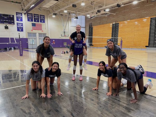 During practices for CIF, the girls’ volleyball participates in new activities, according to setter and sophomore Jane Park. For example, the team has been participating in activities where the athletes can have more fun, according to setter, defense specialist and junior Jojo Liu.