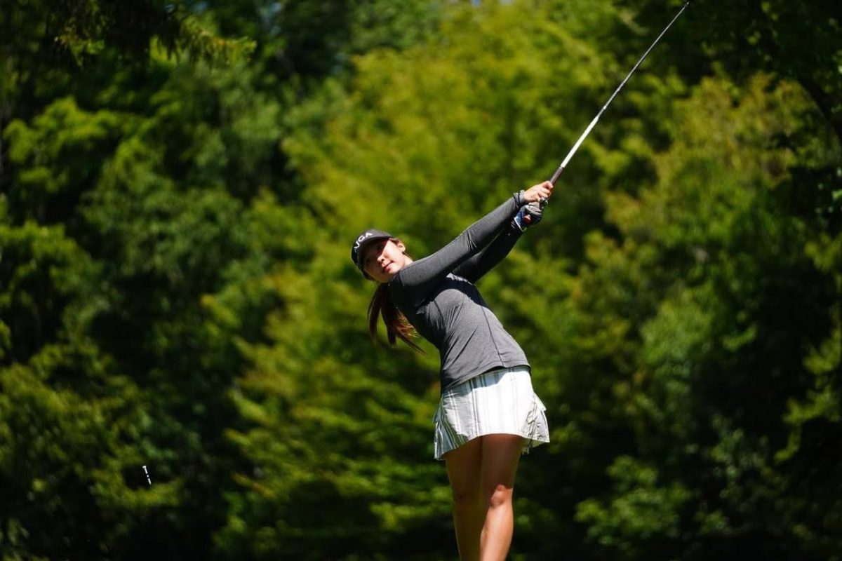 Senior Zoe Wynn hits the golf ball with a swift drive swing. Wynn’s dedication to perfecting various swing techniques throughout her golf career allowed her to experience many wins. “I've seen Zoe at her highs, as when she won league as a freshman,” girls’ golf coach and history teacher Wind Ralston said. “I've seen her at her lows as well, when she maybe hasn't had the best round. But I would say she was my first golfer who came to me with a lot of skill initially which I was not used to. It's been great to see her grow and evolve as a player. Zoe is always fun, even when she may not have the best round, she still is having fun and her personality is contagious and makes other girls just want to have fun.”