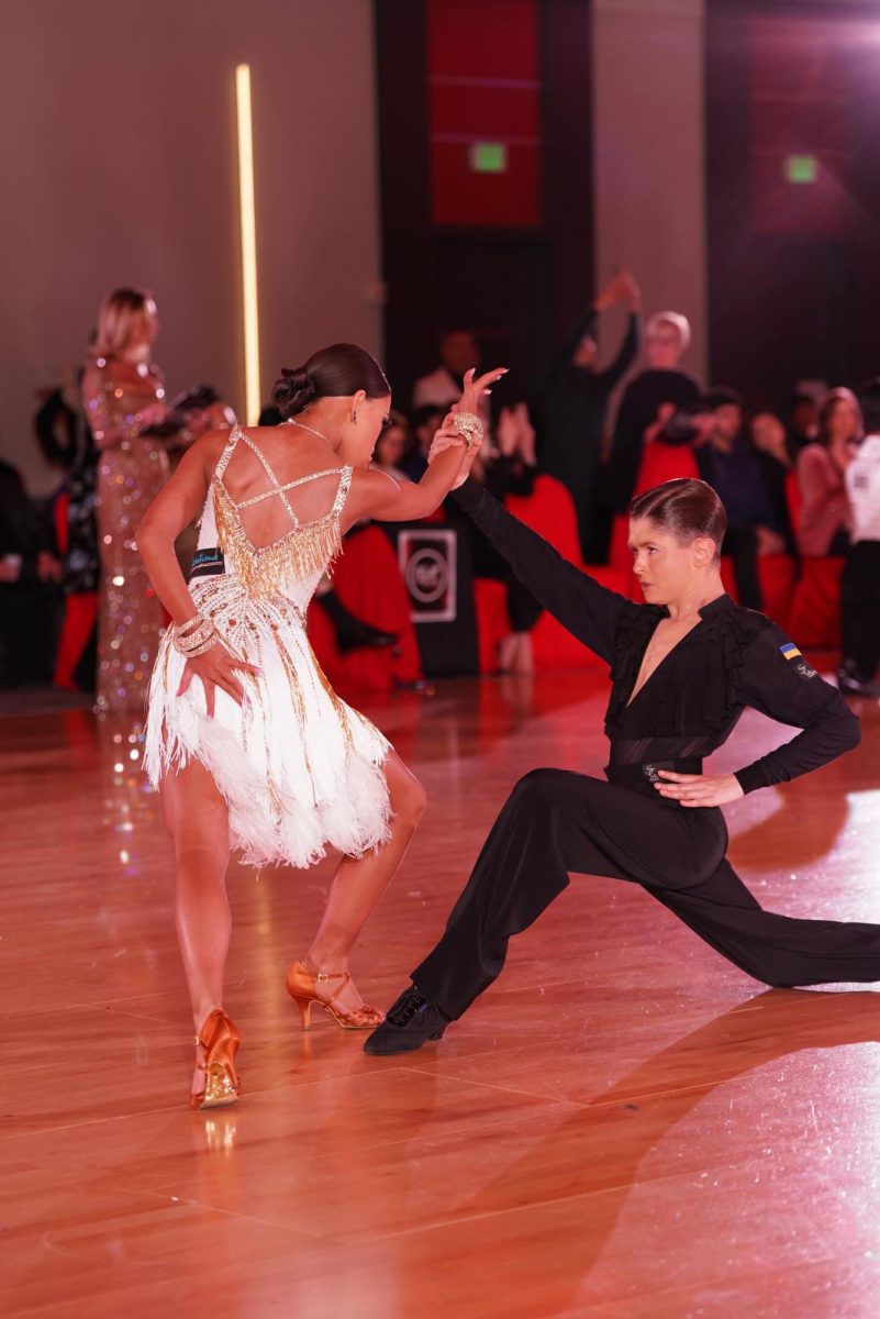 Freshman Daniil Babenko and his dance partner Reagan To glide across the stage at the Empire Open Dance Festival, one of the many competitions they have participated in together. “A competition that stands out to me is when we went to China to represent Team USA,” To said. “It was such an incredible experience because it was one of our first times competing internationally.”