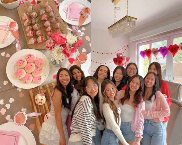 Though Galentine’s Day isn’t a holiday senior Renee Tan usually celebrates, she and her friends decked out in everything girly for an aesthetic Galentine’s party this year. “We baked heart shaped pizzas, baked some cookies and goods too,” Tan said. “Other people brought sugar cookies and cupcakes.”  