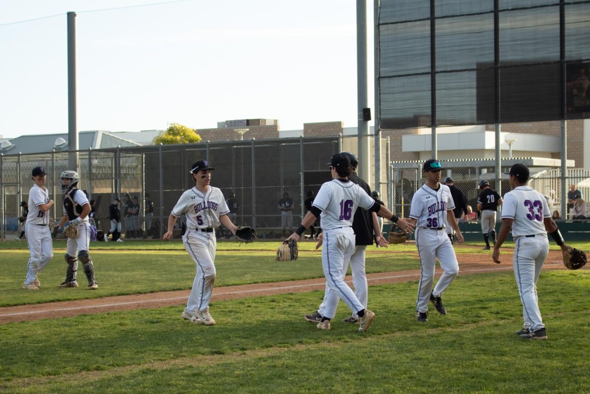 As tension continues to grow, the Bulldogs exchange a few words of encouragement. “During the game we tried to stay together and help each other try to win,” Rockwell said. “I learned that no team is ever out of the fight. Never let up even when winning the game. [You] never know who will do something that will flip the game upside down.”