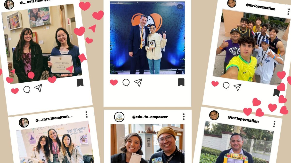 Social studies teacher Virginia Nguyen uses her social media platform to promote her non-profit, Educate to Empower, as well as share her classroom values. “If you want to know who I am, how I navigate and live my life, my classroom teacher self, my nonprofit director self, my mom self, my friends self, my daughter self, [the account] is very much who I am,” Nguyen said. “When they look at the social media, I hope that authenticity comes through where students are like, ‘Oh, that's so Ms. Nguyen.’”

Photos Courtesy of Virgina Nguyen, Otto Lopez and Kearci Thompson.