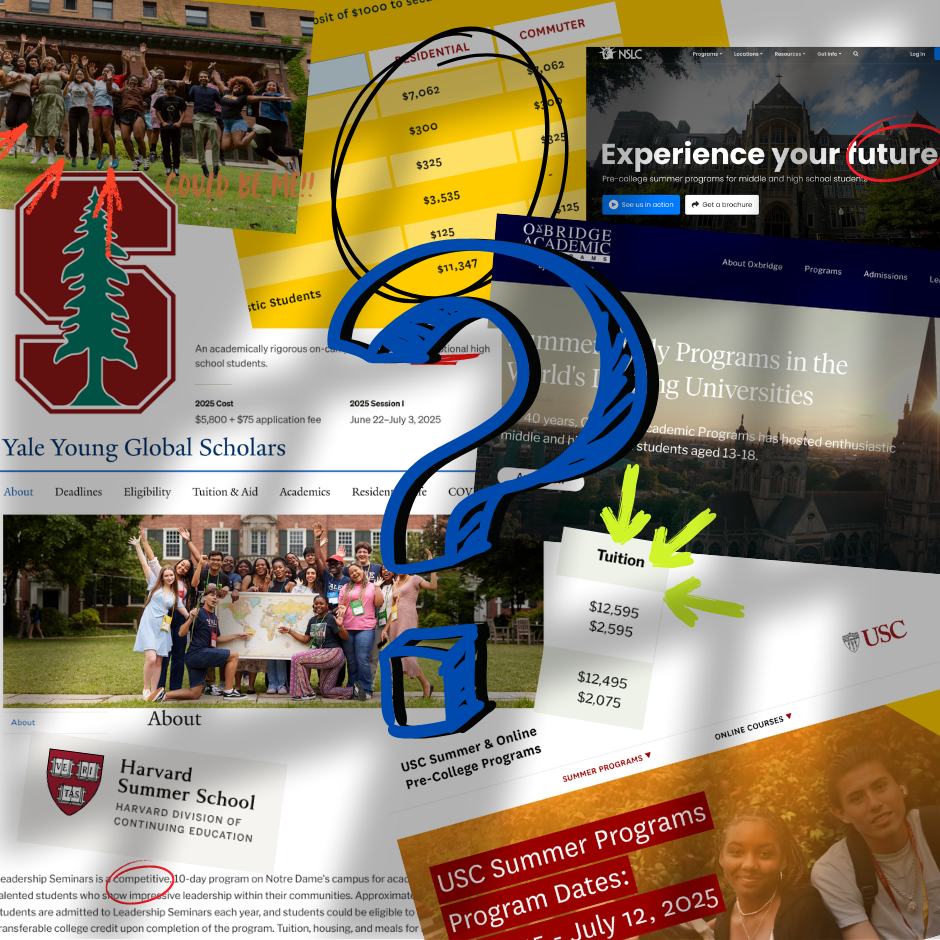With the abundance of selective summer experiences, programs and opportunities, the months before summer vacation can feel like a mini college acceptance season as many students bank on these activities to enhance their college application or showcase their potential. However, given the wealth of non-exclusive opportunities such as local internships and merit-based initiatives, these programs shouldn’t be a contention point for a fulfilling experience or acceptance into prestigious universities.
