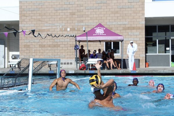 Goalie and senior Justin Tokko blocks a shot from the Sea Hawks. Despite a slow start, the Bulldogs evened out the score during the fourth quarter by adapting quickly to offenses. “A couple of big defensive blocks by JT brought in the goal,” said head coach Kate Avery. 