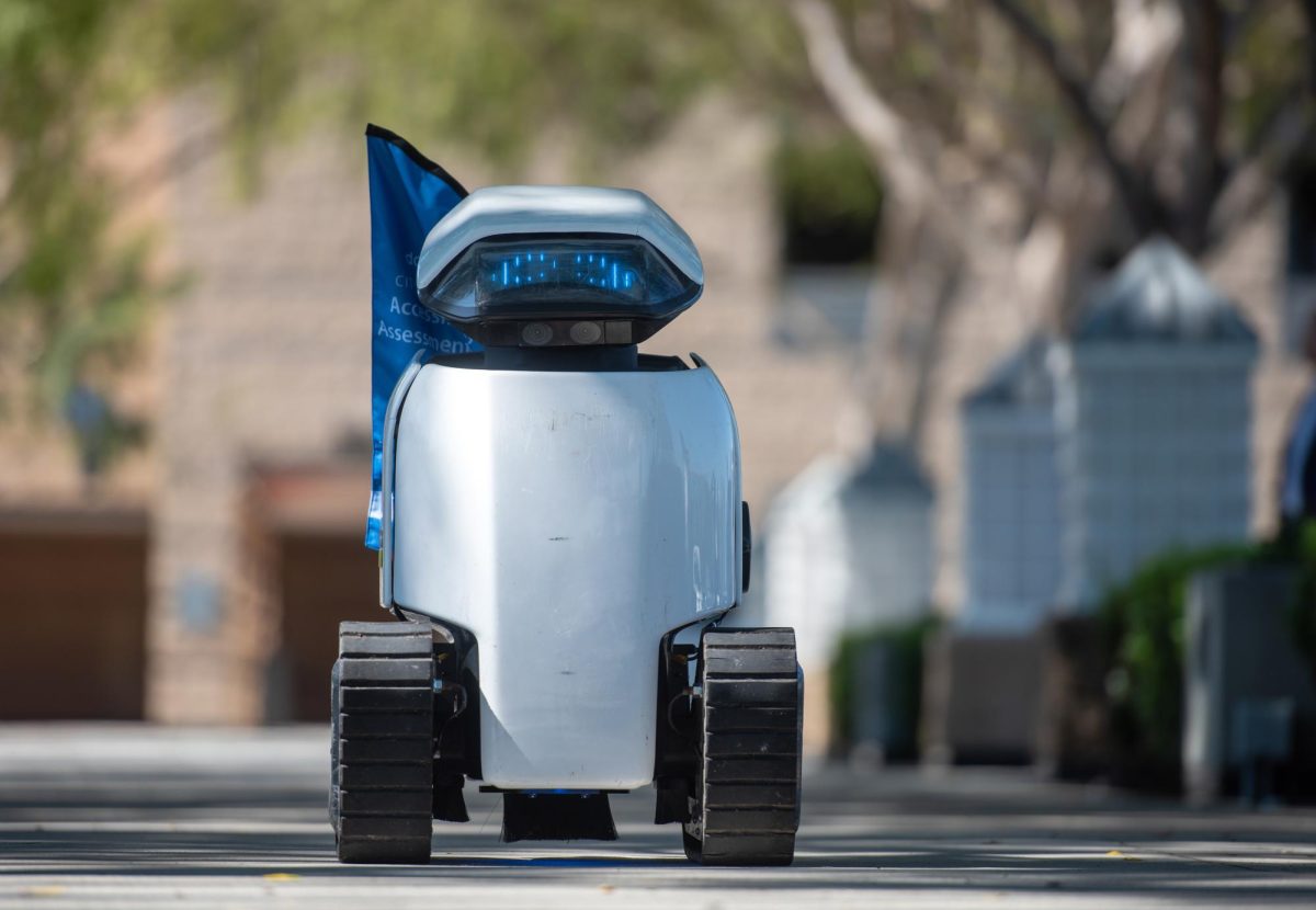 A Daxbot named “Turbo,” equipped with sensors to evaluate sidewalks and curb ramps for accessibility, patrols Irvine streets. “I think that it would be interesting to look at the accessibility within individual neighborhoods and communities,” Portola High dance director Samantha Gardner said. “Maybe getting that word out to Homeowners’ Associations in the area to make sure that they're doing this same due diligence within their jurisdictions, not just the city of Irvine.”