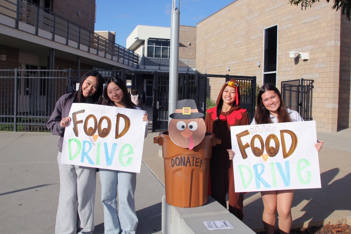 ASB collected donations each morning outside of the gym with their decorated collection bin. “We're always trying to teach our ASB leaders that they are a service to the school, but that can go beyond the school campus,” ASB Advisor Kate Avery said. “It's a service to the community.” 