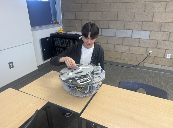 Students often come into math teacher Ran Gu’s room to help take apart Lego for him to sell. It has evolved into a perfect win-win: students get a fun brain break, and Gu gets a head start on his next big project.

